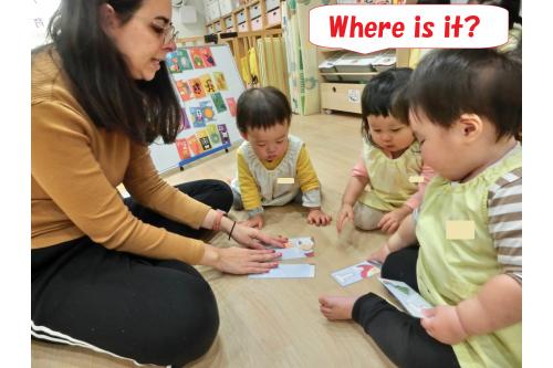 お友だちやEnglish teacherと<br><span style='color:#0000ff;'>協力してPuzzleを完成させる</span>ことが<br>できました<span style='color:#00ff7f;'>(^^)</span>